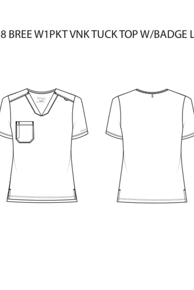 Grey's Anatomy Bree Tuck-in Scrub Top  | MAIN-IMAGE