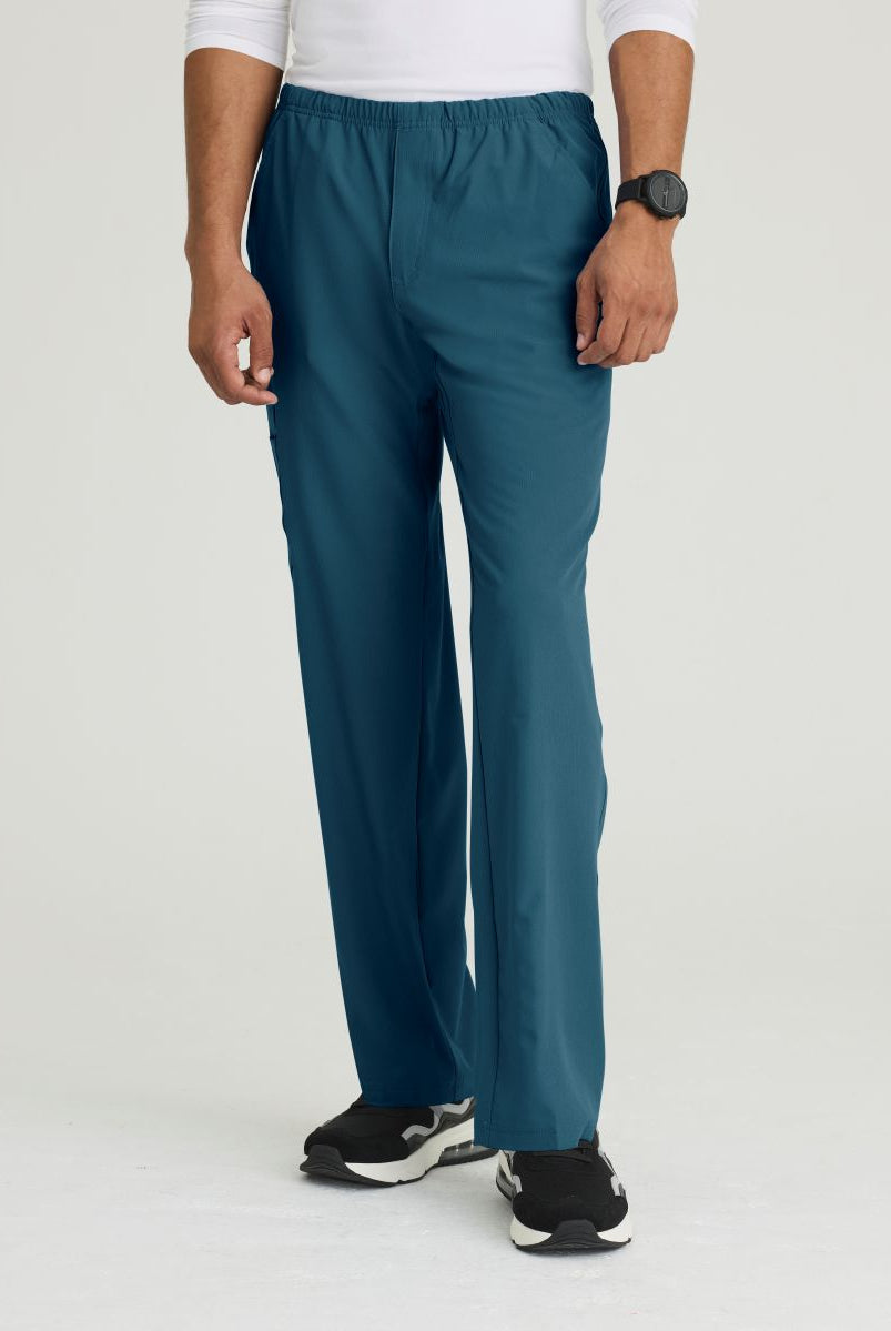 SKECHERS MALE STRUCTURE 4 POCKET ELASTIC WAISTBAND PANT | Caribbean