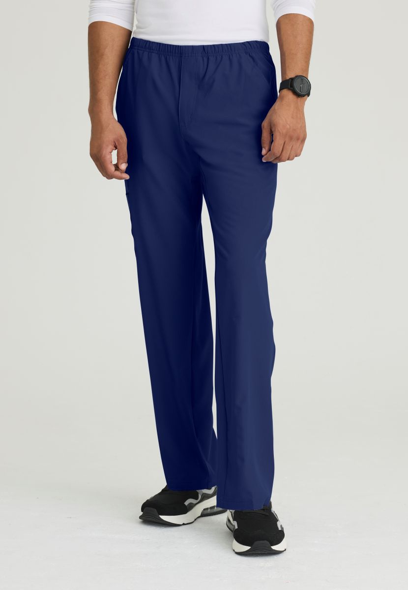 SKECHERS MALE STRUCTURE 4 POCKET ELASTIC WAISTBAND PANT | NAVY