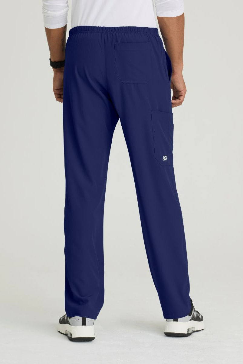 SKECHERS MALE STRUCTURE 4 POCKET ELASTIC WAISTBAND PANT | NAVY