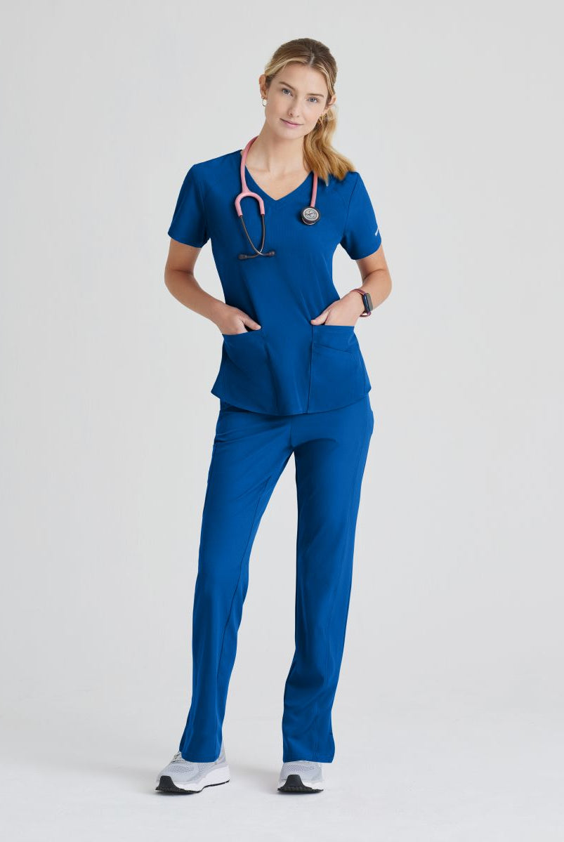 SKECHERS BREEZE 3-POCKET SHAPED HEM TOP | New Royal