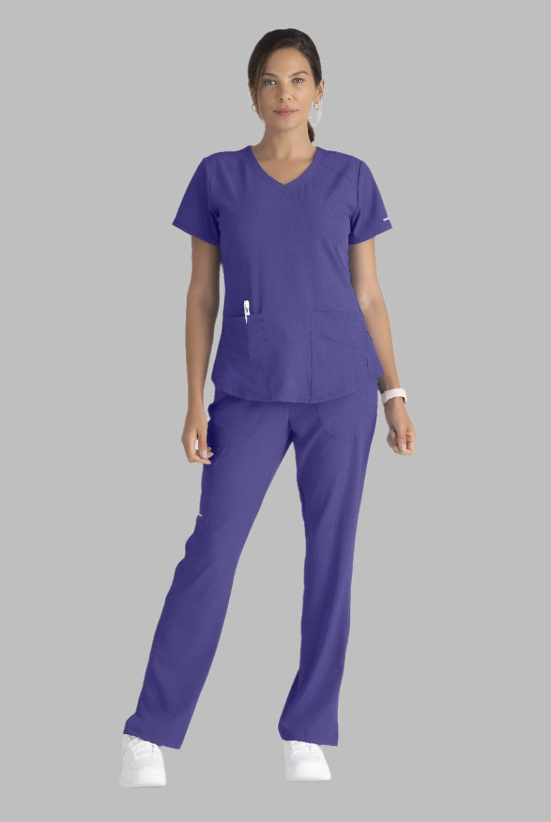 SKECHERS BREEZE 3-POCKET SHAPED HEM TOP | NEW GRAPE