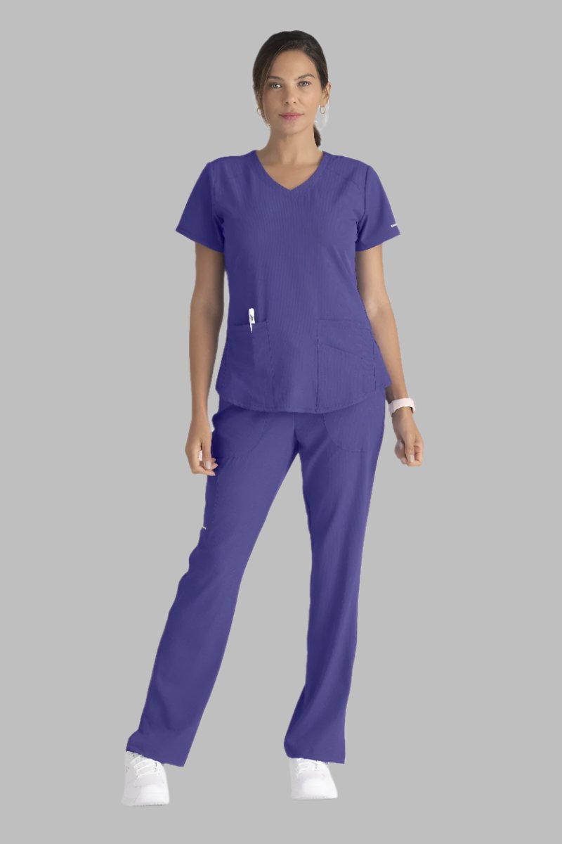 SKECHERS BREEZE 3-POCKET SHAPED HEM TOP | NEW GRAPE