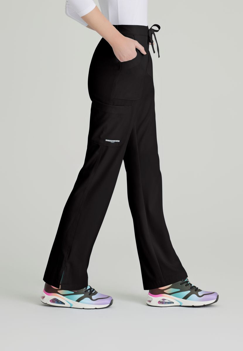 SKECHERS RELIANCE 3-POCKET FLAT FRONT PANTS | BLACK