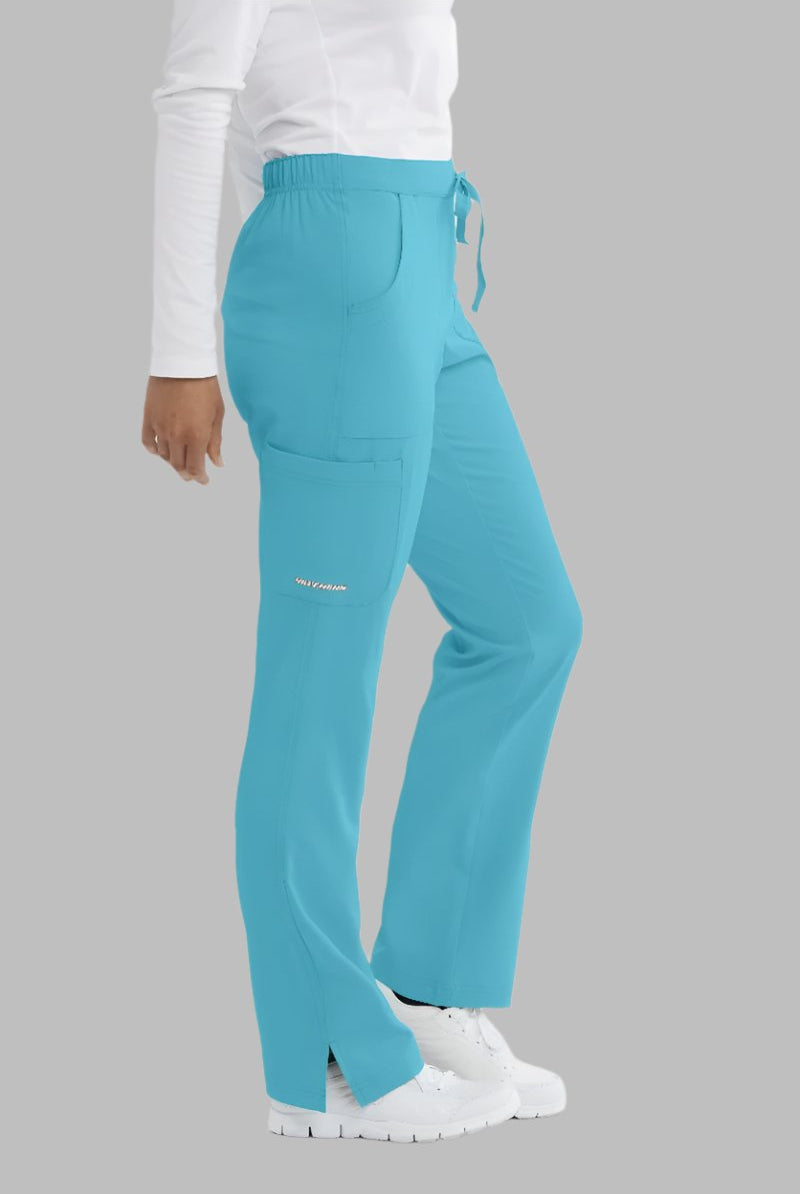 SKECHERS RELIANCE 3-POCKET FLAT FRONT PANTS  | TURQUOISE