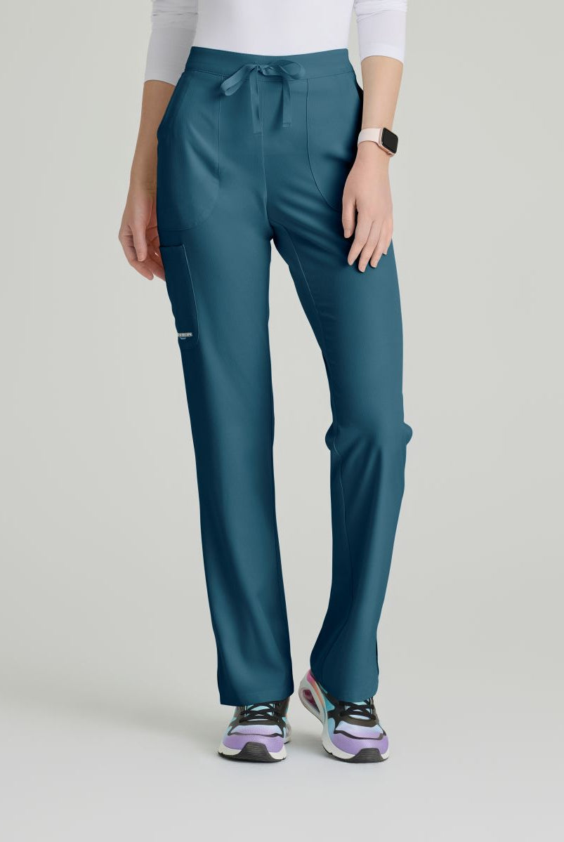 SKECHERS RELIANCE 3-POCKET FLAT FRONT PANTS PETITE (29") LEG LENGTH | Bahama / Caribbean