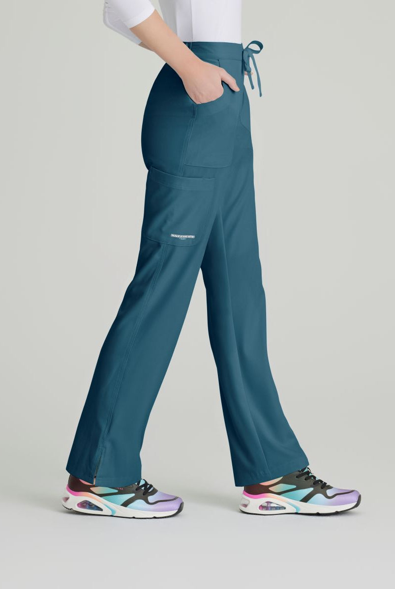 SKECHERS RELIANCE 3-POCKET FLAT FRONT PANTS  | Bahama / Caribbean