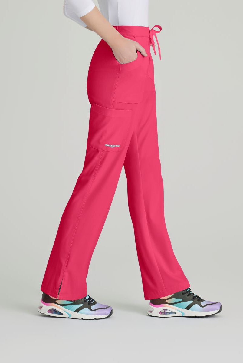 SKECHERS RELIANCE 3-POCKET FLAT FRONT PANTS  | VIBRANCE PINK