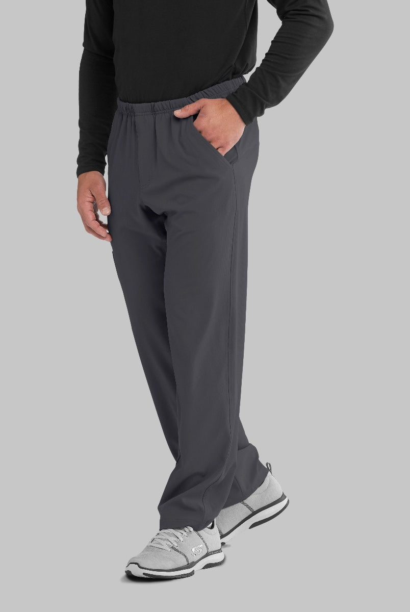 SKECHERS MALE STRUCTURE 4 POCKET ELASTIC WAISTBAND PANT | Pewter Grey