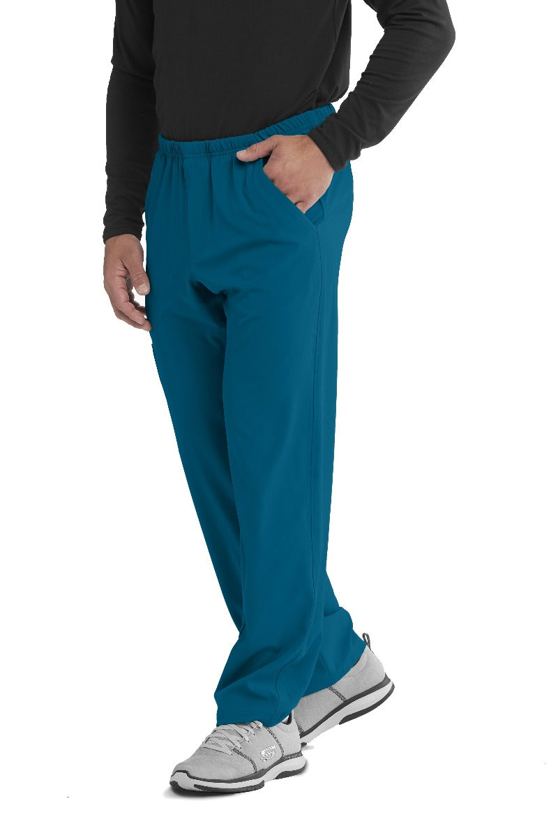 SKECHERS MALE STRUCTURE 4 POCKET ELASTIC WAISTBAND PANT | Bahama / Caribbean