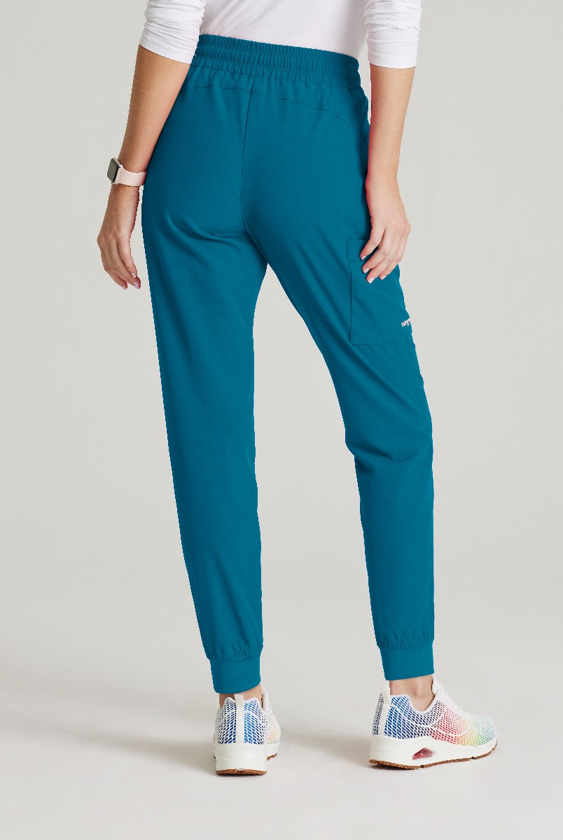 SKECHERS THEORY 4-POCKET WAISTBAND JOGGER PANTS  | Bahama / Caribbean