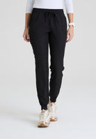 SKECHERS THEORY 4-POCKET WAISTBAND JOGGER PANTS  | BLACK