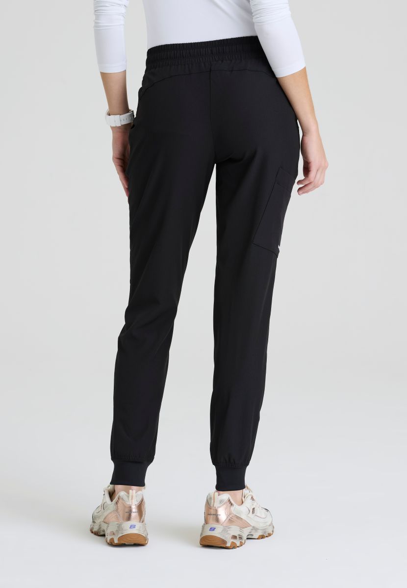 SKECHERS THEORY 4-POCKET WAISTBAND JOGGER PANTS  | BLACK