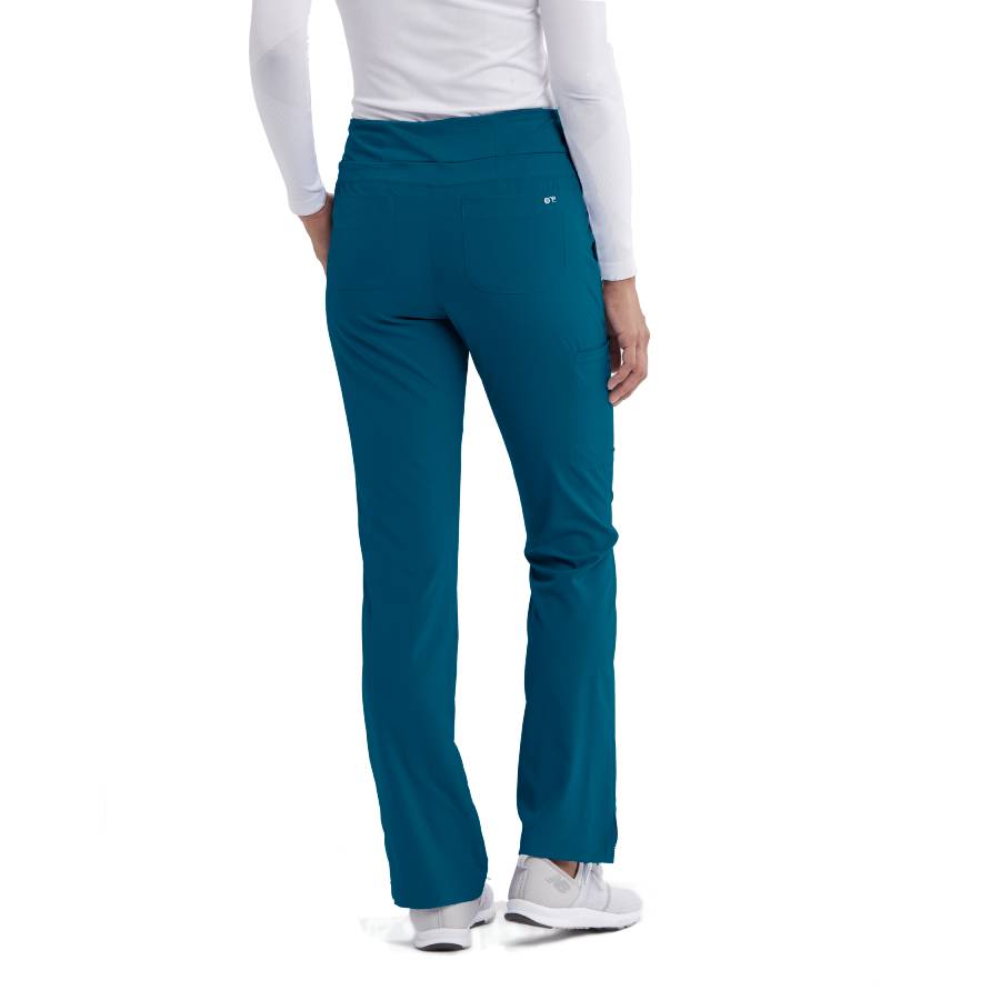Barco One Female 5 Pocket Knitwaist Cargo Trousers  | Bahama / Caribbean