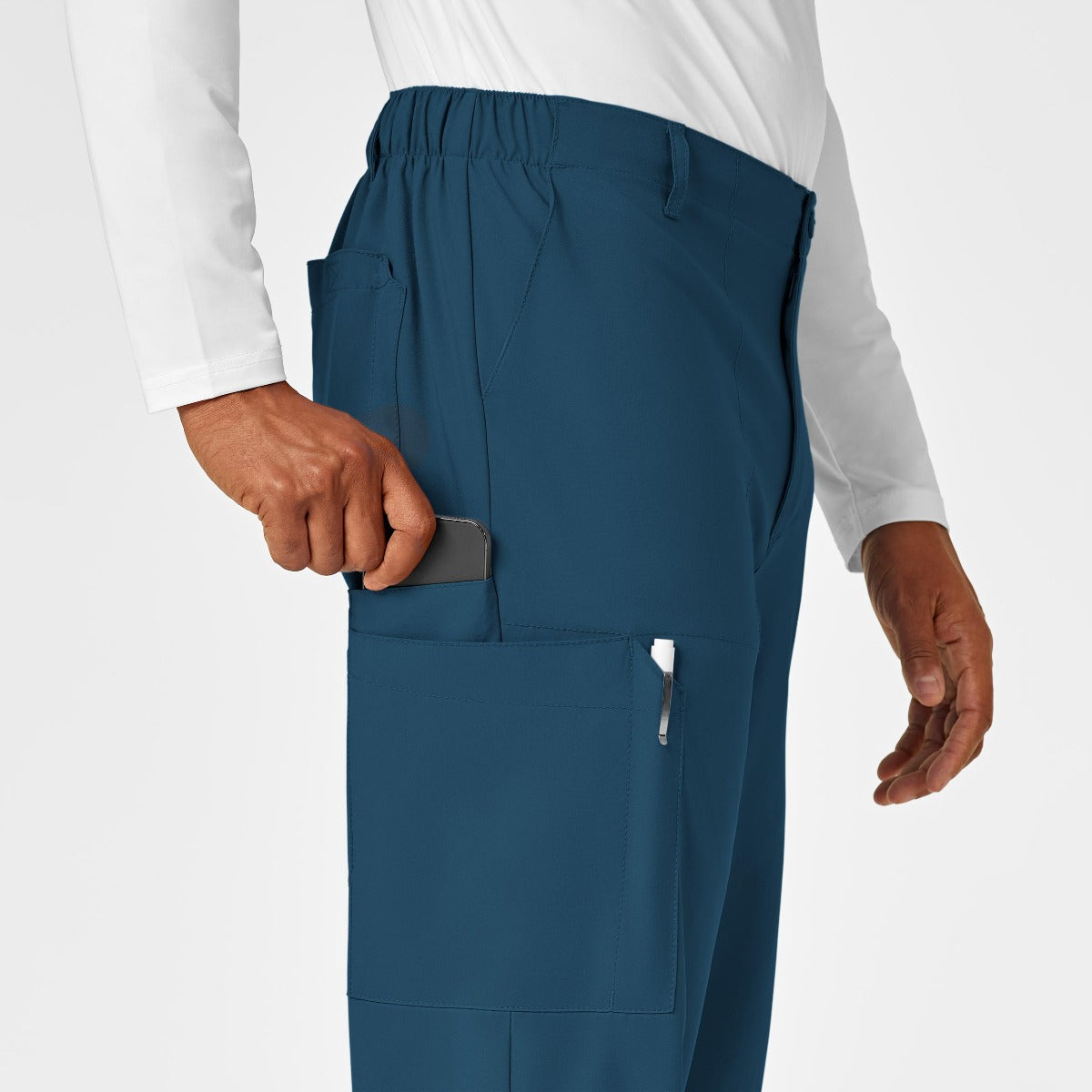 W123 MEN'S FLAT FRONT CARGO PANTS | Bahama / Caribbean