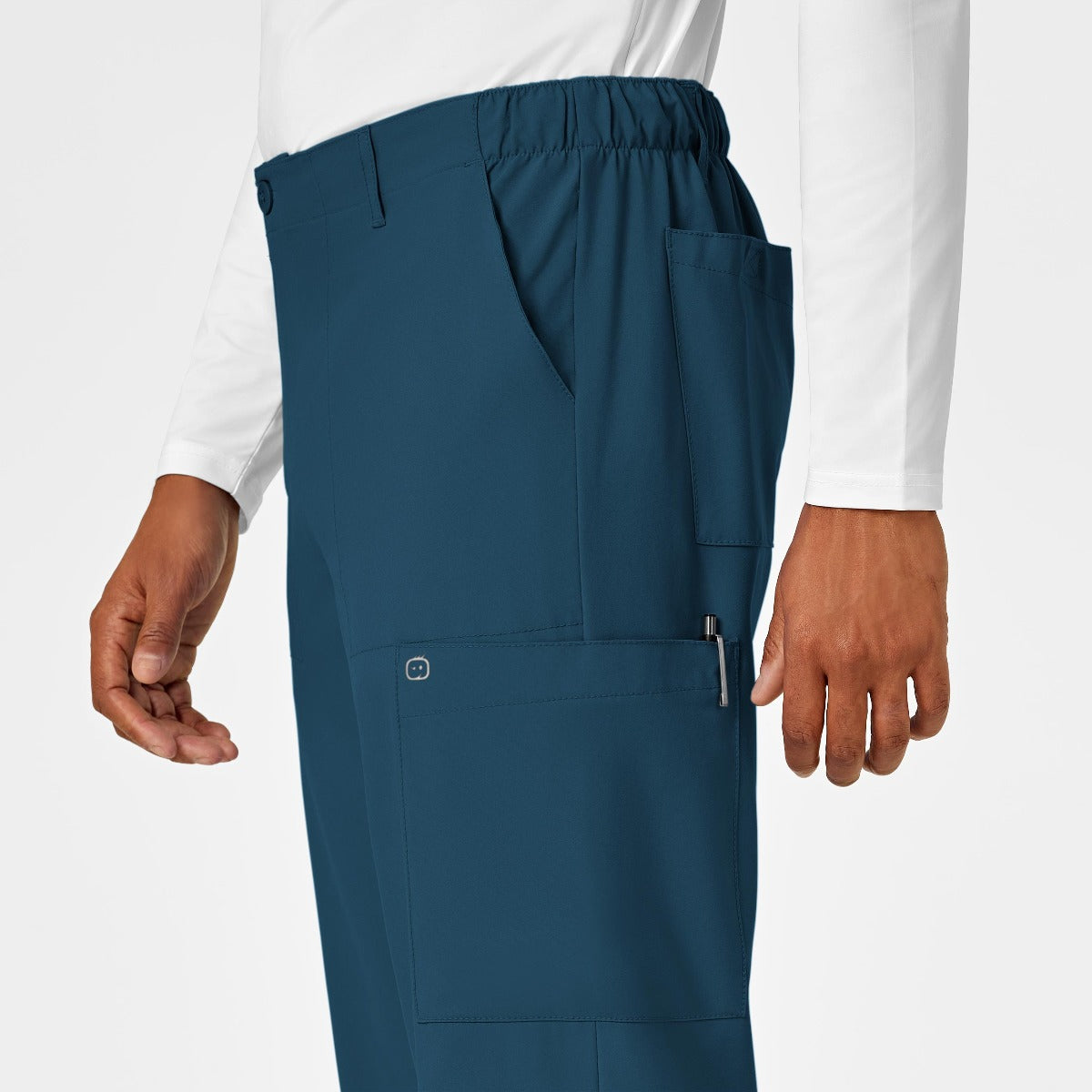 W123 MEN'S FLAT FRONT CARGO PANTS  | Bahama / Caribbean