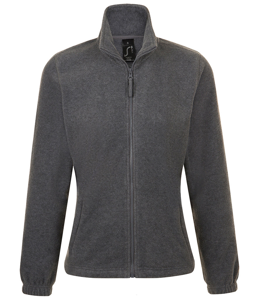 54500 SOL'S Ladies North Fleece Jacket | Grey Marl