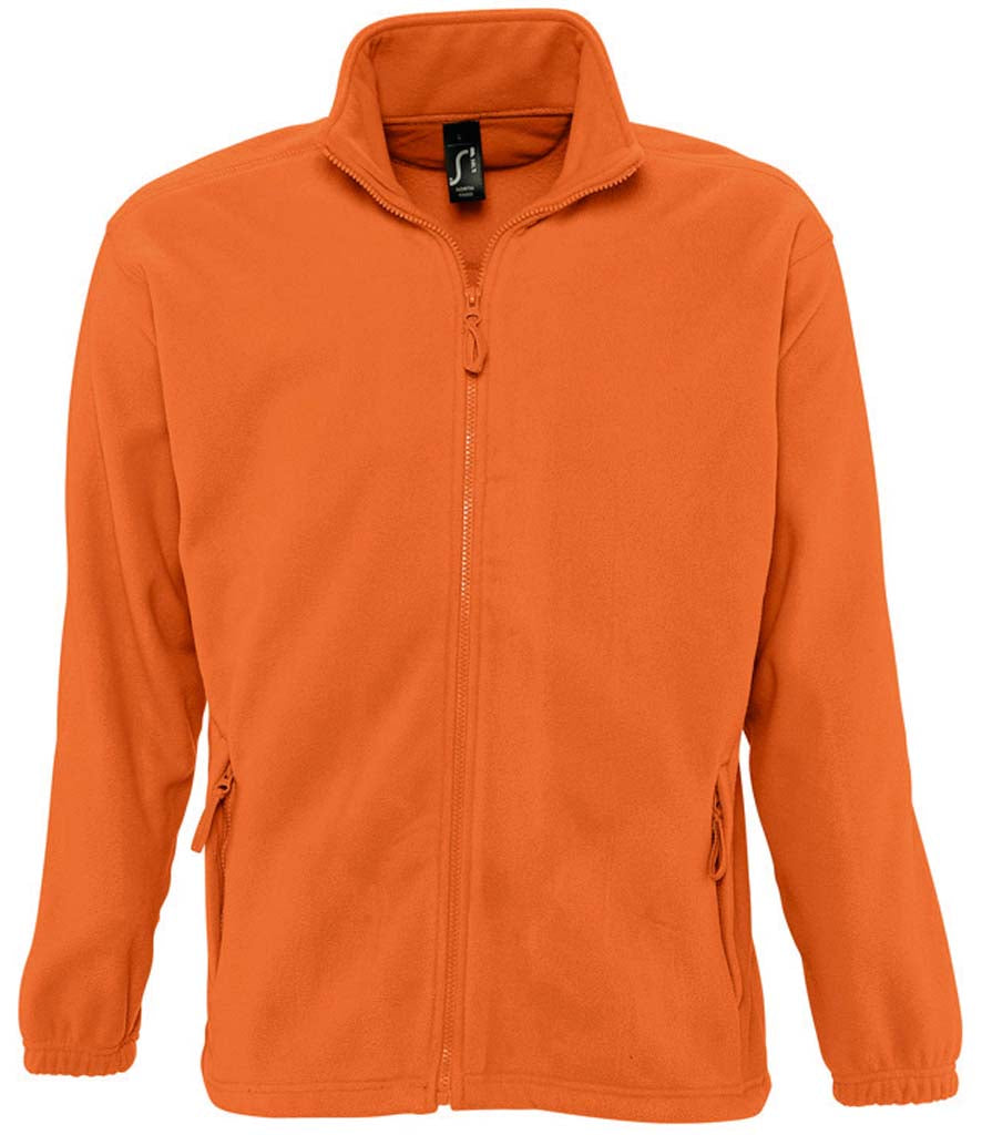 55000 SOL'S North Fleece Jacket | Burnt Orange