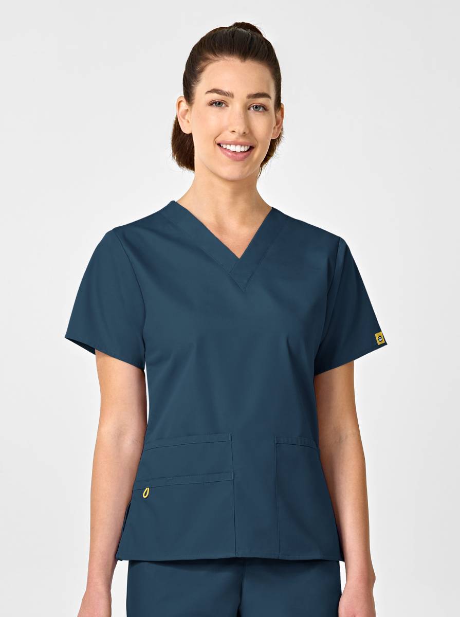 ORIGINS BRAVO WOMENS V-NECK TOP | Bahama / Caribbean