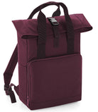 BG118 BagBase Recycled Twin Handle Roll-Top Backpack | Wine