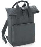 BG118 BagBase Recycled Twin Handle Roll-Top Backpack | Graphite Grey