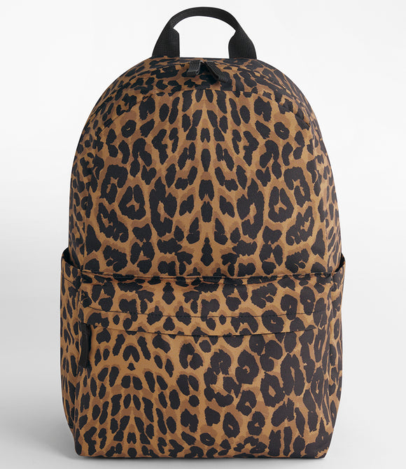 BG195 BagBase Leopard Print Backpack