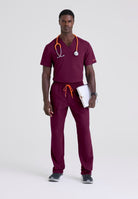 Terence  Men's Complete Scrub Set | Wine