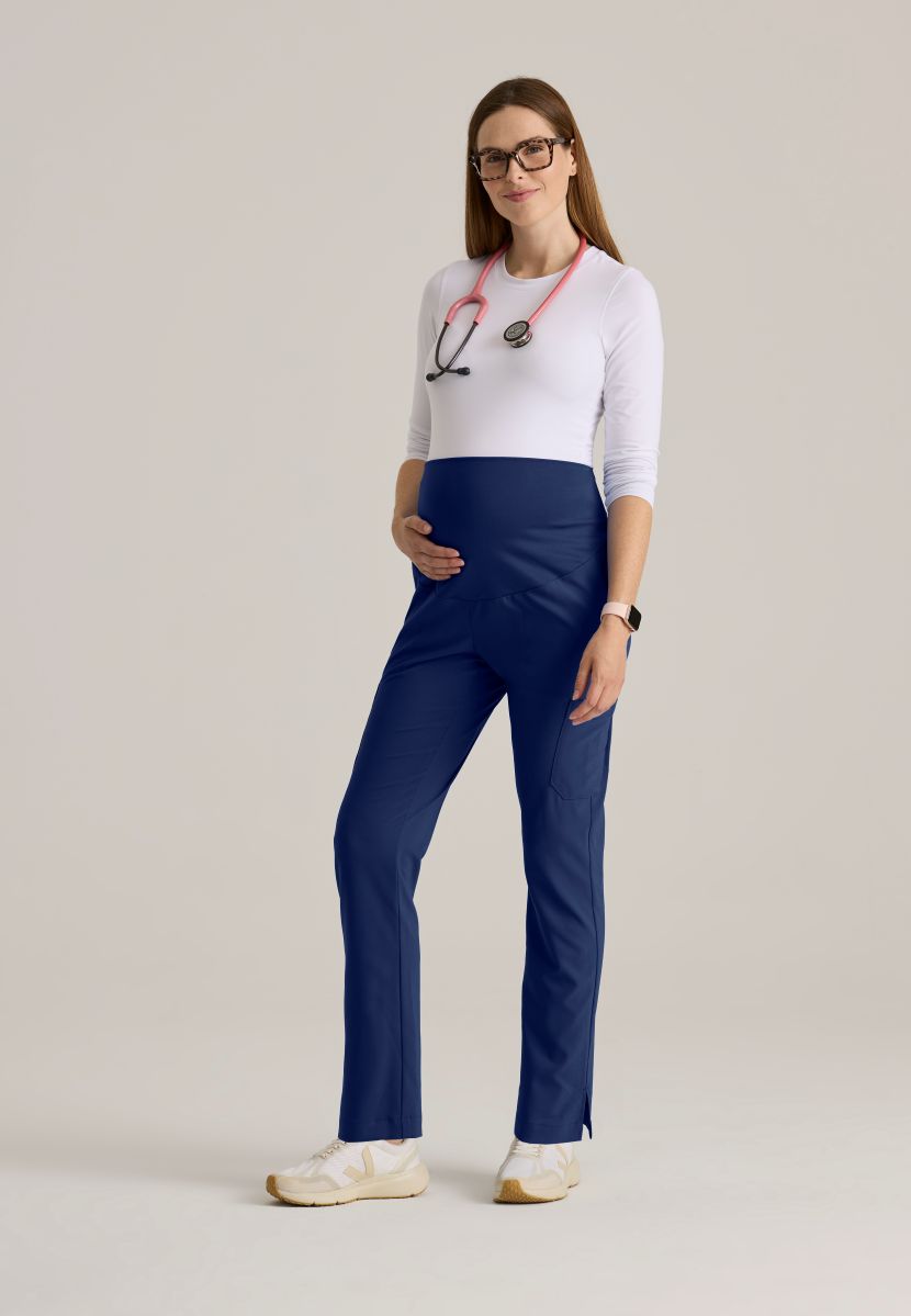 Grey's Anatomy Evolve Women's Promise 6-Pocket Maternity Pant | NAVY