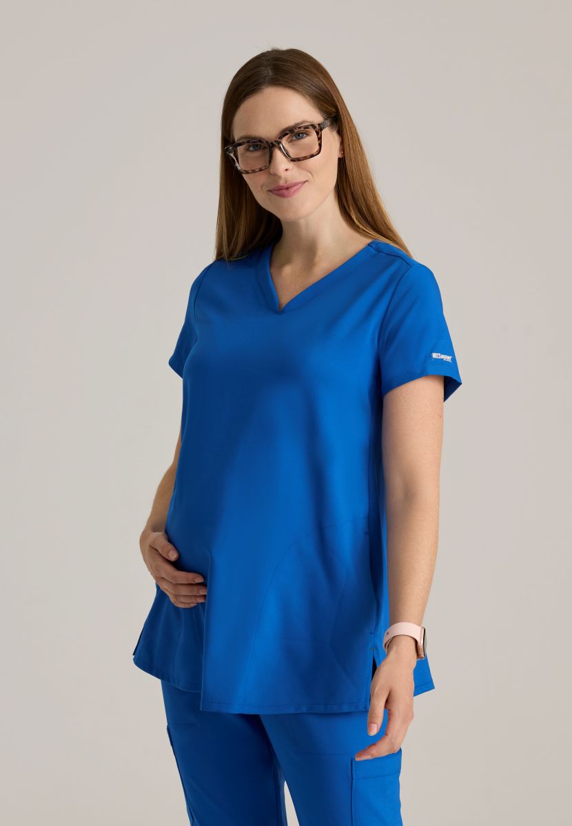 Grey's Anatomy Evolve Promise 2-Pocket Maternity Top | New Royal