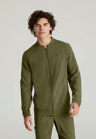 Grey's Anatomy Evolve 3 Pocket Banded Collar Male Warm Up | Fern