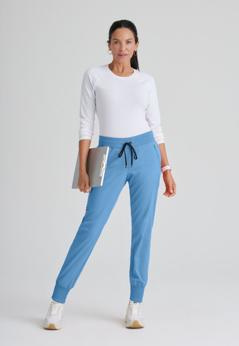Grey's Anatomy Eden Women's 5-Pocket Cargo Jogger Scrub Trousers | TRUE CEIL