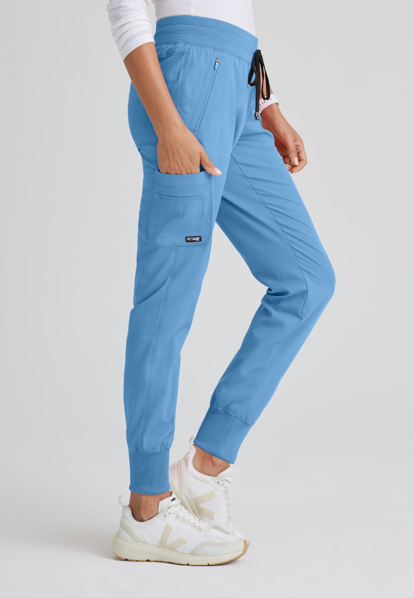 Grey's Anatomy Eden Women's 5-Pocket Cargo Jogger Scrub Trousers | TRUE CEIL