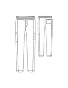 Grey's Anatomy Men's 6 Pocket Straight Pant | MAIN-IMAGE