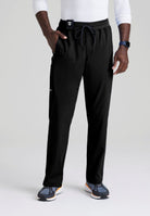 Grey's Anatomy Men's 6 Pocket Straight Pant | BLACK