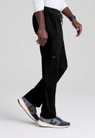 Grey's Anatomy Men's 6 Pocket Straight Pant | BLACK