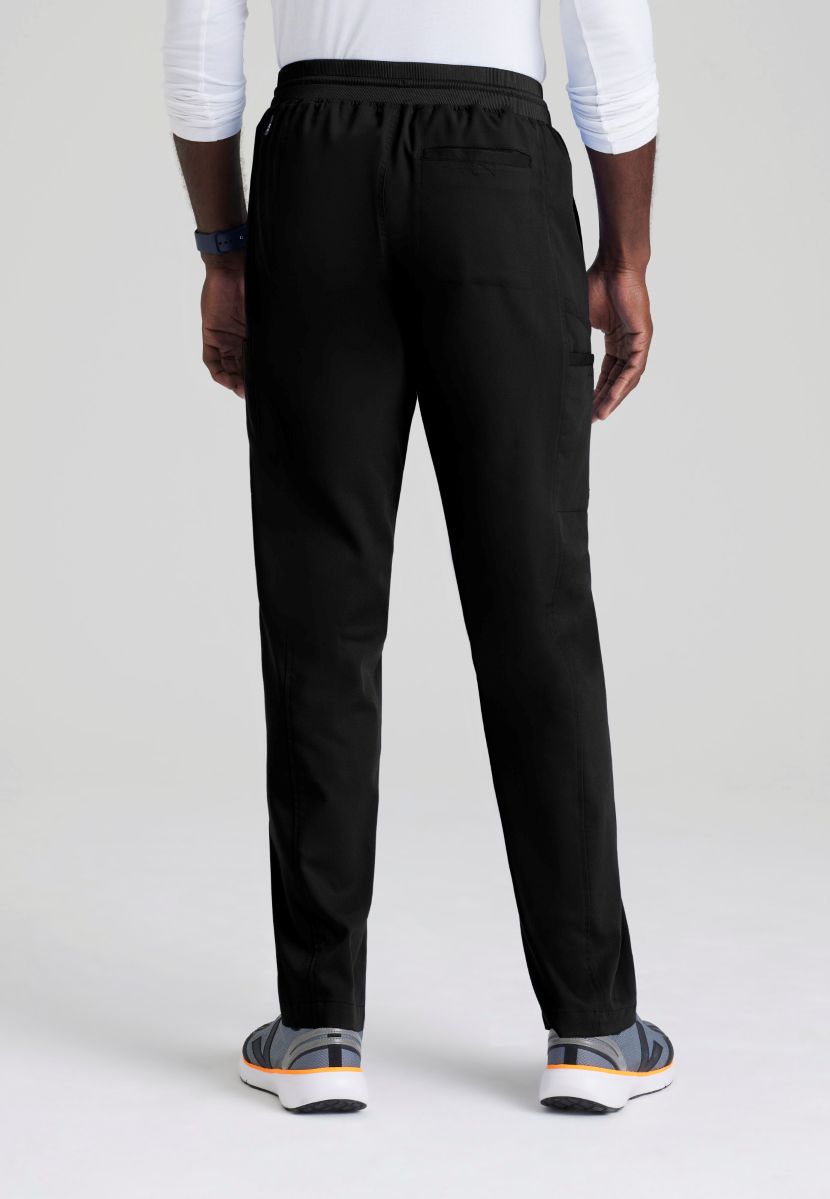 Grey's Anatomy Men's 6 Pocket Straight Pant | BLACK