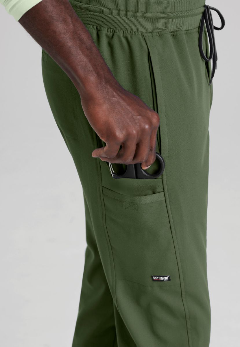 Grey's Anatomy Men's 6 Pocket Straight Pant | OLIVE