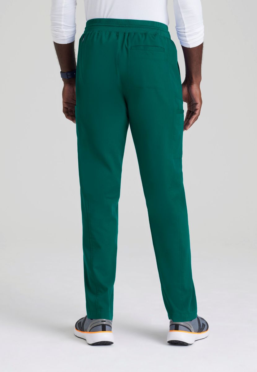 Grey's Anatomy Men's 6 Pocket Straight Pant | Hunter Green