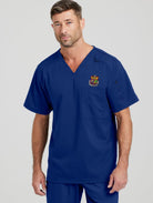 GRST079 Grey's Anatomy Murphy Top  with MATER PUBLIC LOGO CNS/CNM | NAVY