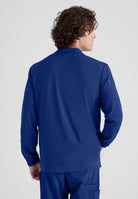 Grey's Anatomy Evolve 3 Pocket Banded Collar Male Warm Up | NAVY
