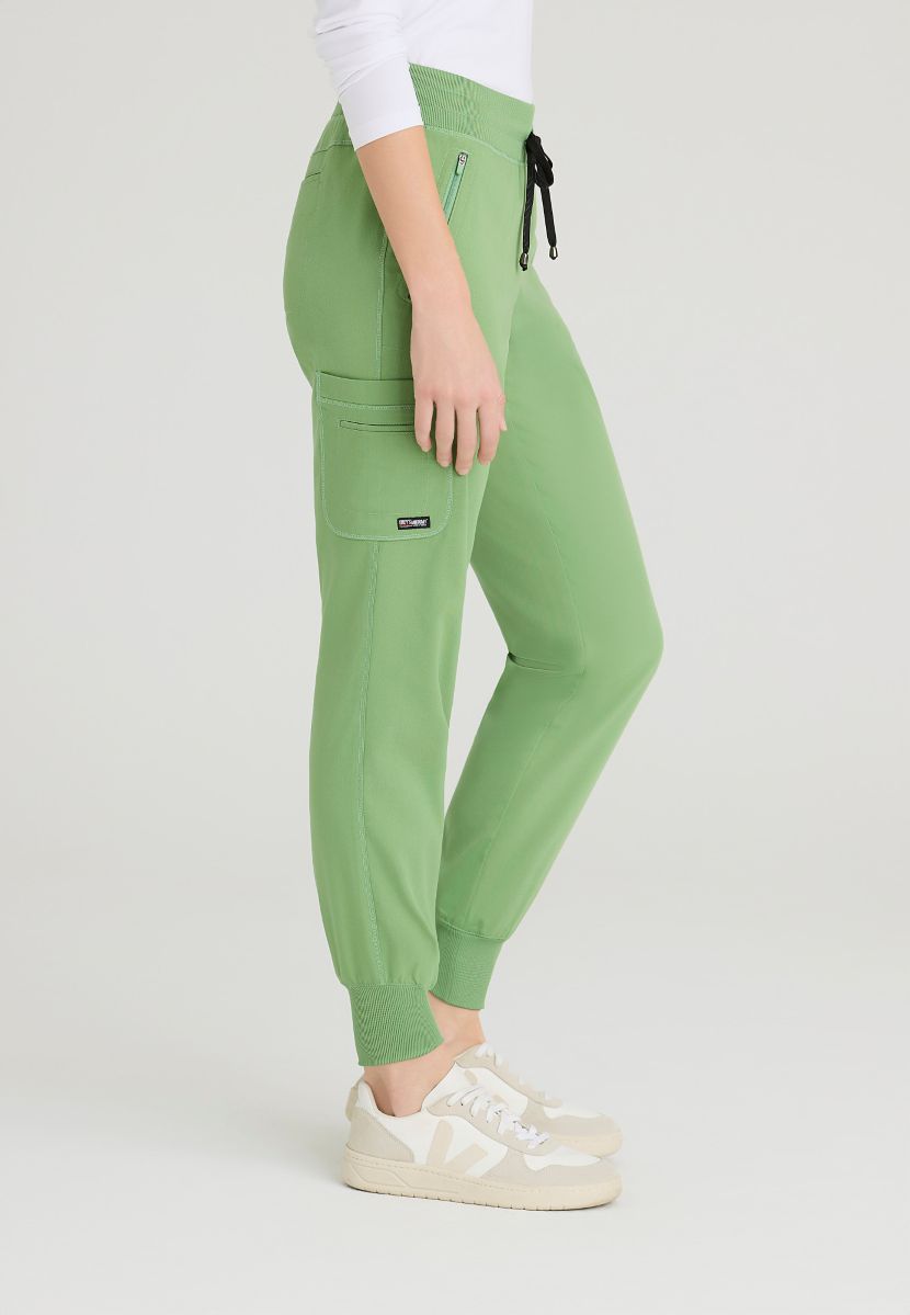 Grey's Anatomy Eden Women's 5-Pocket Cargo Jogger Scrub Trousers | Sweet Basil