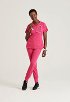 Grey's Anatomy Eden Women's 5-Pocket Cargo Jogger Scrub Trousers | VIBRANCE PINK