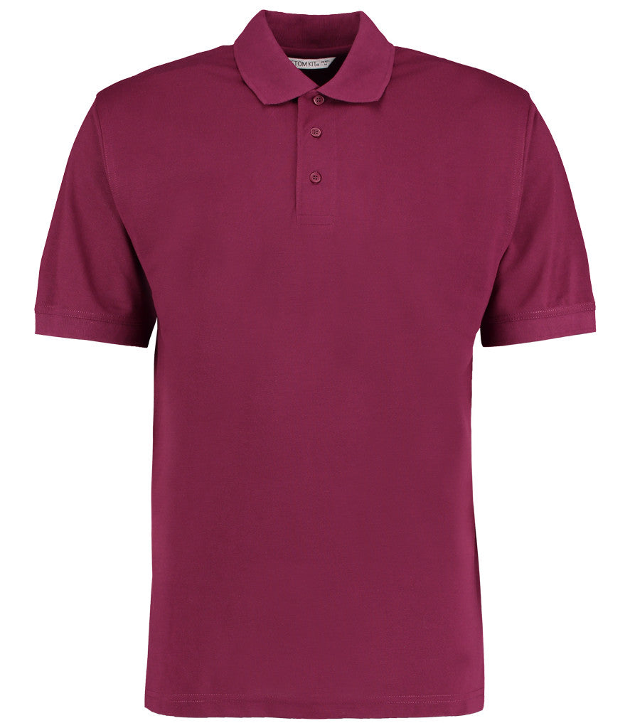 K403 Unisex  Kustom Kit Klassic Poly/Cotton Piqué Polo Shirt | Burgundy