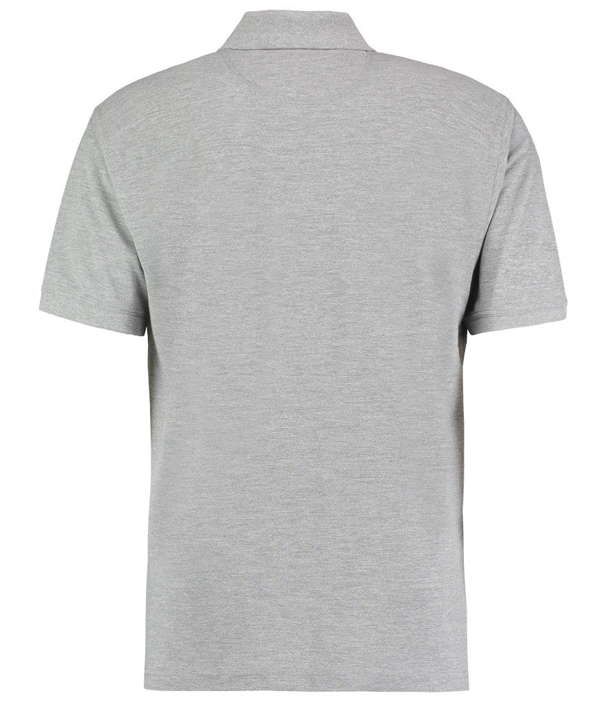 K403 Unisex  Kustom Kit Klassic Poly/Cotton Piqué Polo Shirt | Heather Grey