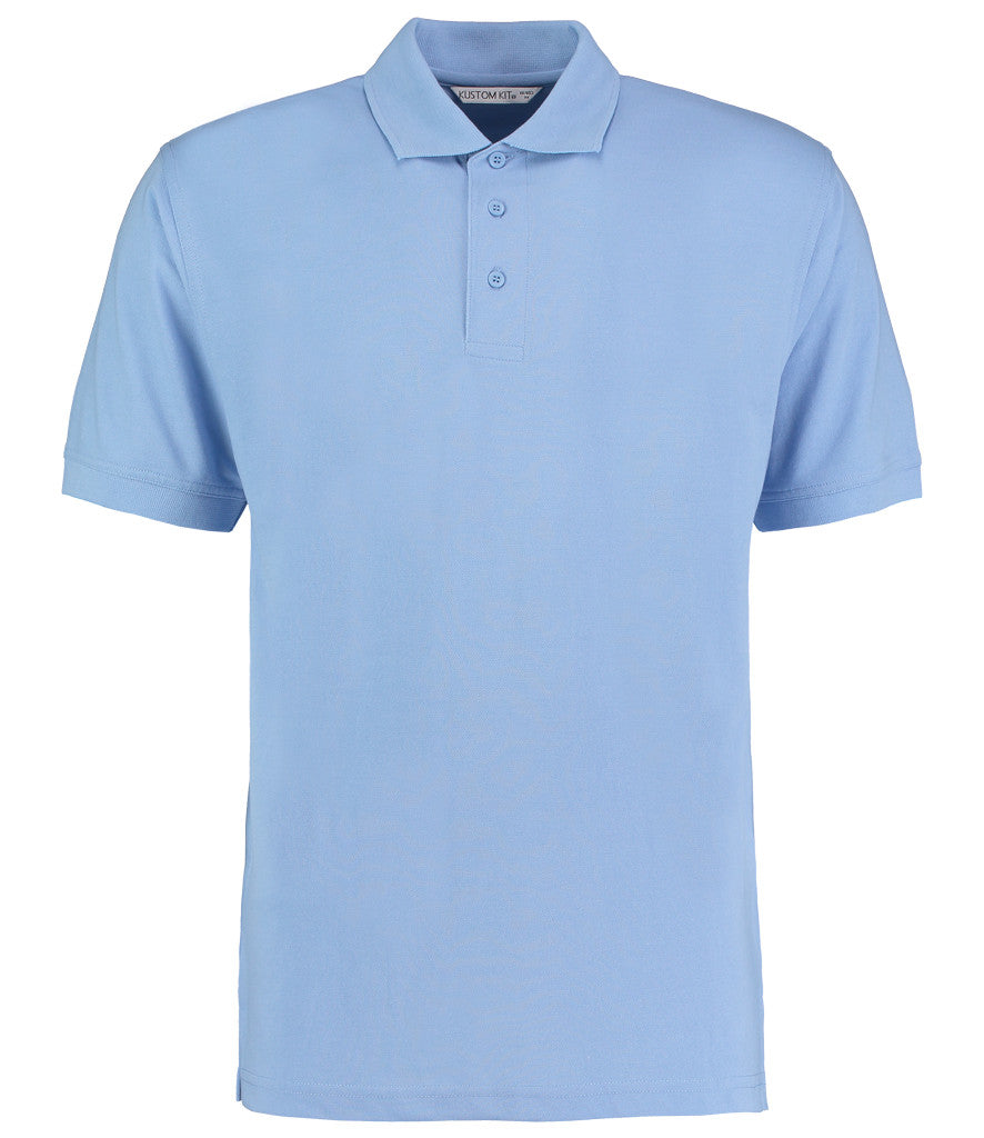 K403 Unisex  Kustom Kit Klassic Poly/Cotton Piqué Polo Shirt | Light Blue