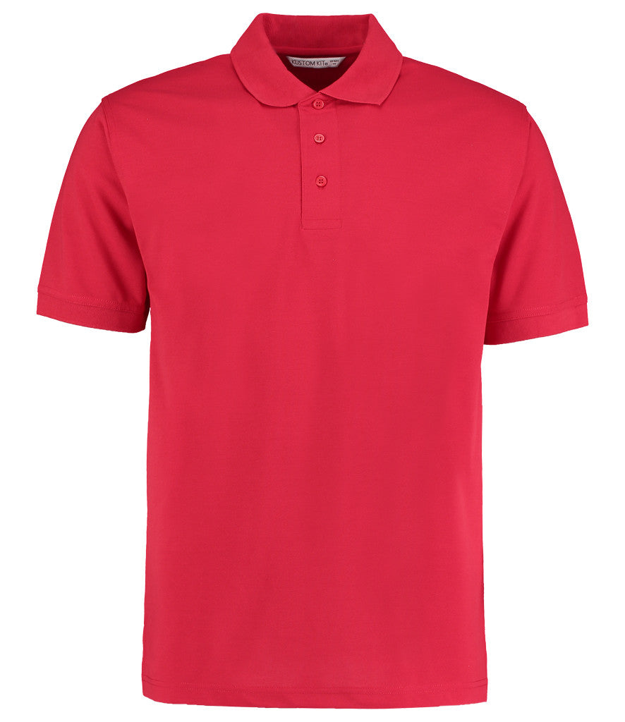 K403 Unisex  Kustom Kit Klassic Poly/Cotton Piqué Polo Shirt | Red
