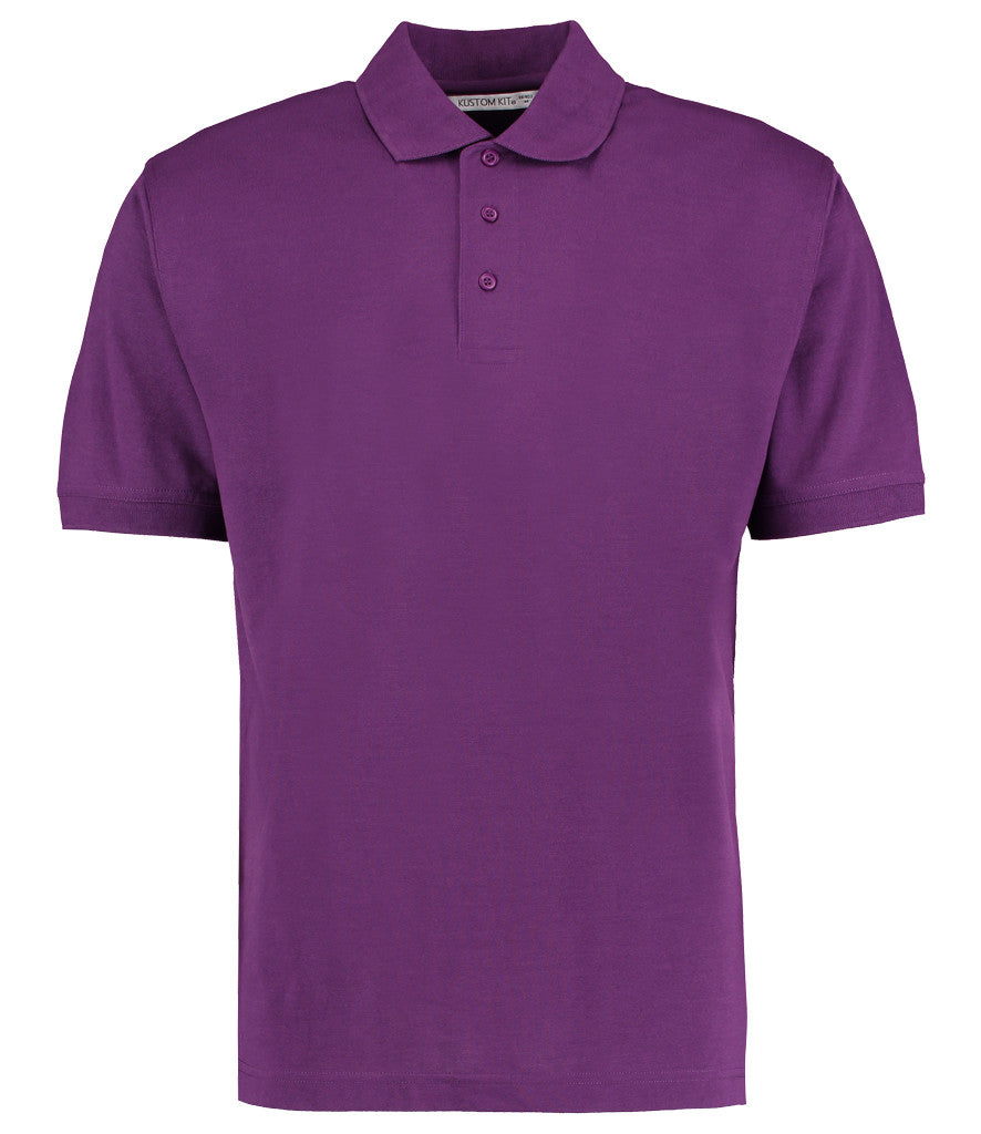 K403 Unisex  Kustom Kit Klassic Poly/Cotton Piqué Polo Shirt | Dark Purple