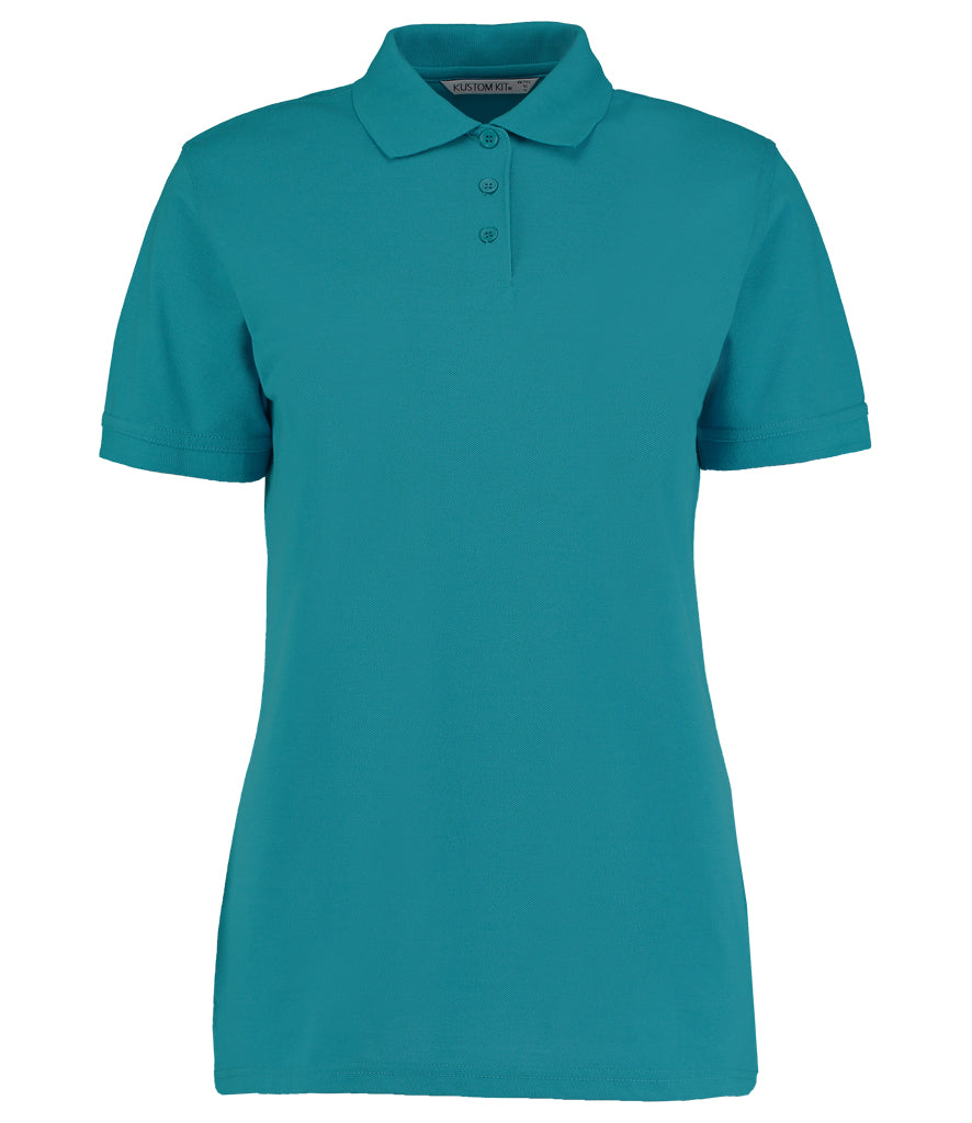 K703 Kustom Kit Ladies Klassic Poly/Cotton Piqué Polo Shirt | Jade