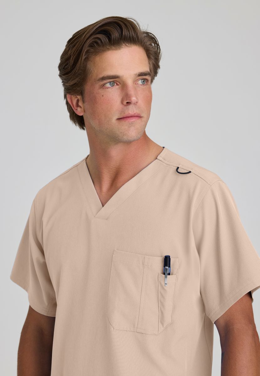 Skechers Structure V-Neck Top | New Khaki