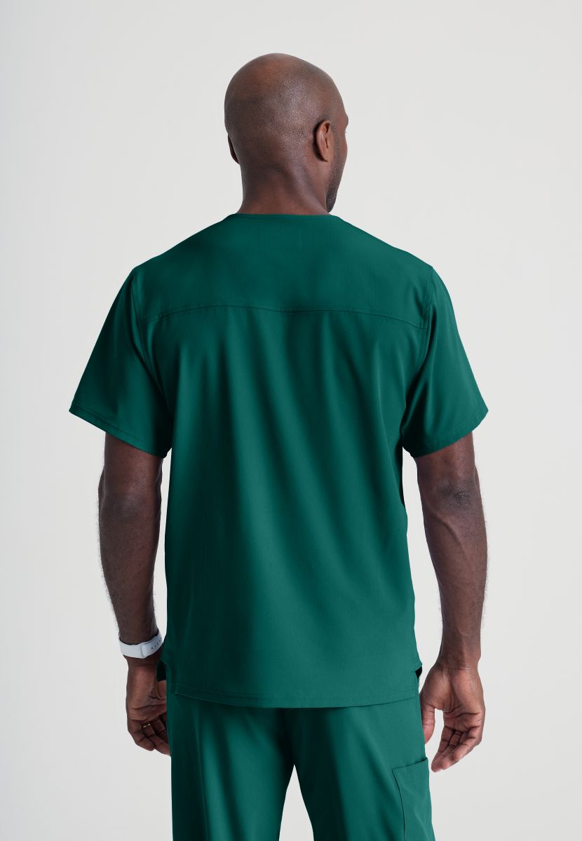 Skechers Structure V-Neck Top | Hunter Green